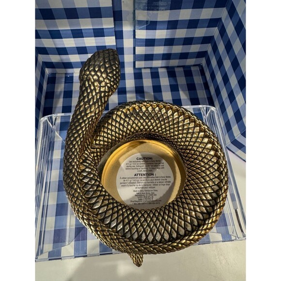 NEW Snake Tray + Snake Candle Holder BBW Halloween 2024 SET OF 2 - Picture 6 of 9